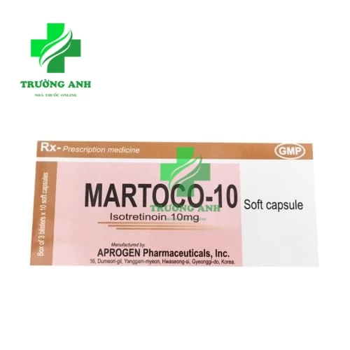 Martoco 10 - Điều trị mụn trứng cá nặng hiệu quả của Hàn Quốc